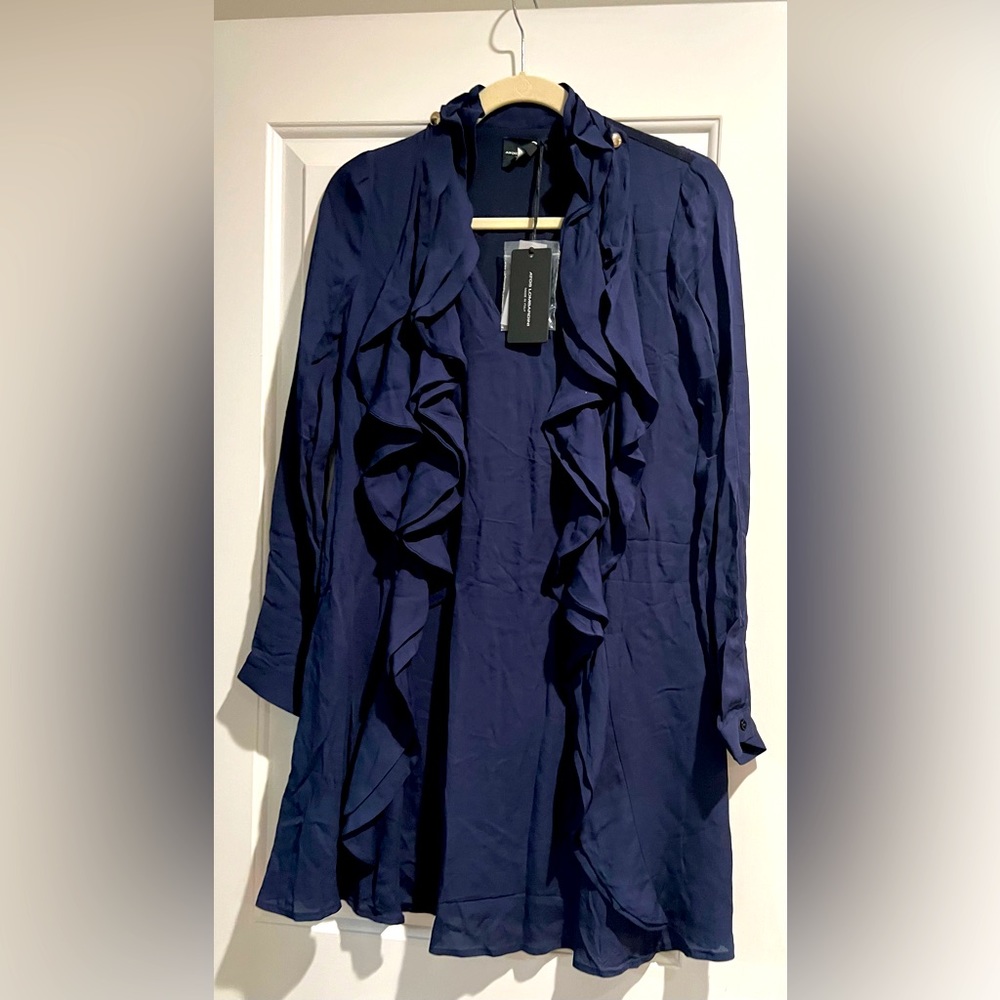 Euro designer Atos Lombardini size 6 navy